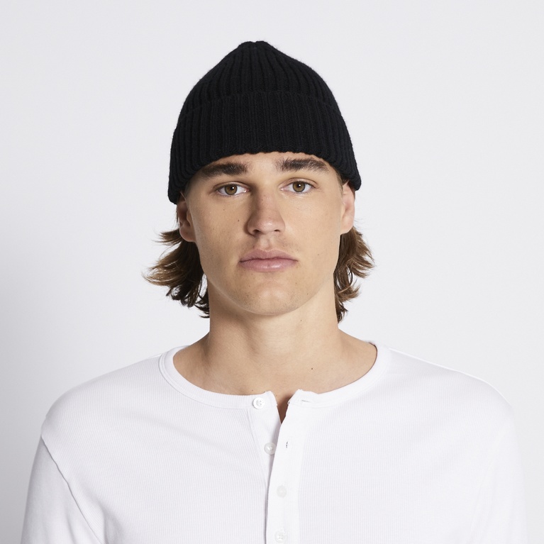 Rib-knit beanie "Sotar" Black 2